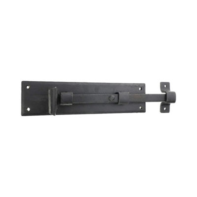B&Q -  Straight Flush Bolt 8"200mm Beeswax
