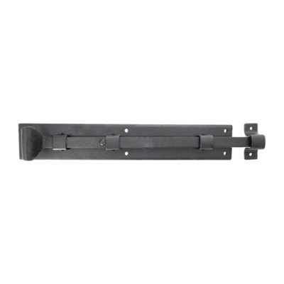 B&Q -  Straight Flush Bolt 12"300mm Beeswax