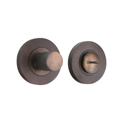 B&Q -  Jewel Knurlmond Thumb Turn & Release Matt Antique
