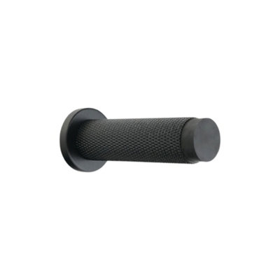 B&Q -  Jewel Knurlmond Door Stop Matt Black