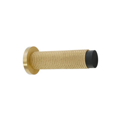 B&Q -  Jewel Knurlmond Door Stop Satin Brass