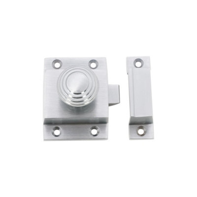 B&Q -  Beehive Cupboard Catch Satin Chrome