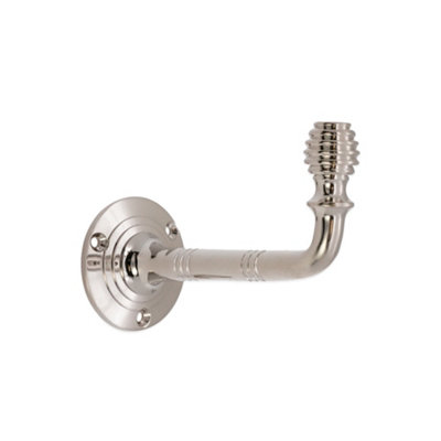 B&Q -  Beehive Large Coat Hook  Polished Nickel