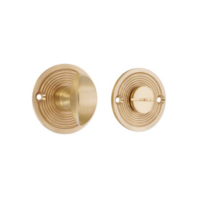 B&Q -  Beehive Turn & Release Satin Brass