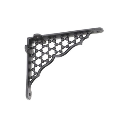 B&Q -  Honeycomb Shelf Bracket Black (Sold In Pairs)