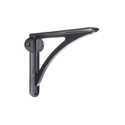 Spira Brass Victorian Ironbridge Shelf Bracket Black (Sold In Pairs)