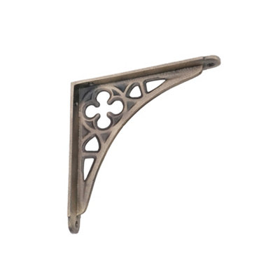 B&Q -  Victorian Gothic Shelf Bracket Matt Antique (Sold In Pairs)