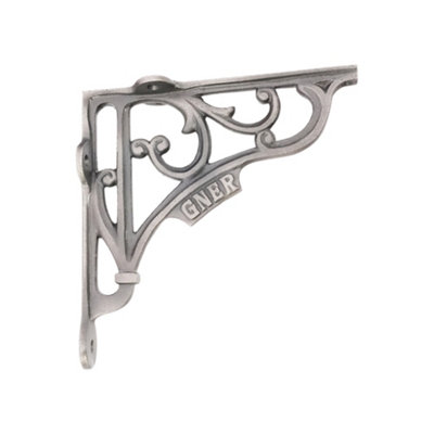 B&Q -  Gner Shelf Bracket Pewter 150X150mm (Sold In Pairs)