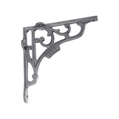 B&Q -  Gner Shelf Bracket Black 180X180mm (Sold In Pairs)