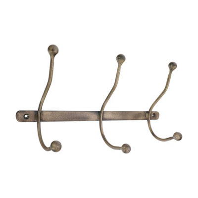 B&Q -  Rama Iron Hook 3 Leg Antique