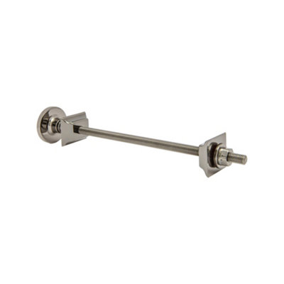 Spira Brass Cast Iron Radiator Brass Wall Stay Bracket Black Nickel from B&Q