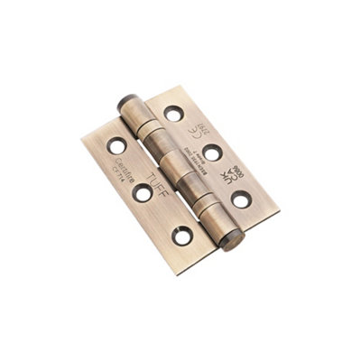 Spira Brass Ce7 Mild Steel Bb Butt HingeAged Brass from B&Q
