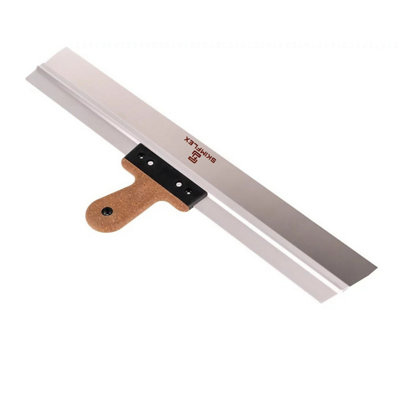 Skimflex Plaster Flattening Spatula 600mm Stainless Steel Cork Handle from B&Q