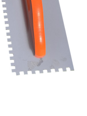 Skimflex 580mm Swiss Trowel Adhesive Spreader Notched/flat 580mm 8mm Notched from B&Q