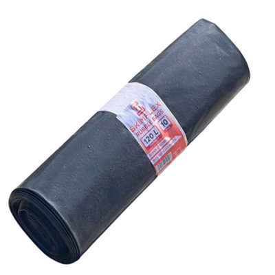 Rubble Sacks Heavy Duty Large 120L Skimflex Extra Strong Builders Bags 100Kg Load Pack Of 10 from B&Q