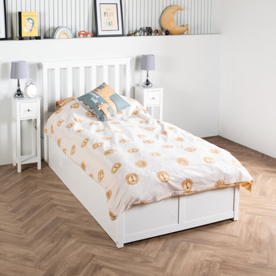 Home Treats Wooden Ottoman Bed Frame SingleNo Mattress