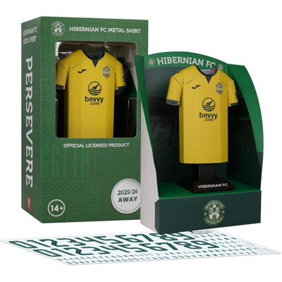 Radstuff Metal Alloy Football Shirt - Hibernian Fc Away Kit 2025/26