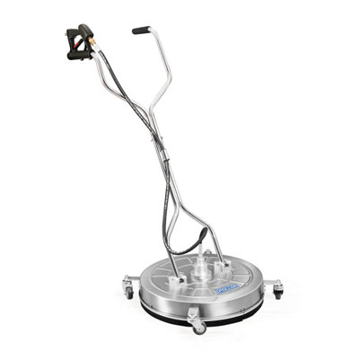 Pollor 24" Commercial Surface Cleaner Rotary Patio Cleaner 4000 Psi Stainless Steel 3/8" Quick Connect Pressure Washer