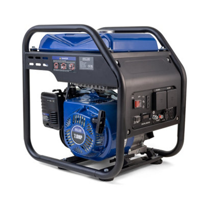 Pollor 3500W 4-Stroke Petrol Inverter Generator 230V Pure Sine Wave Power Supply from B&Q