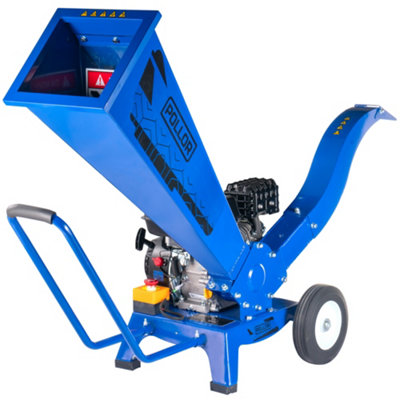 Pollor Petrol Wood Chipper Shredder Heavy-Duty 7Hp 212Cc 4-Stroke Engine from B&Q