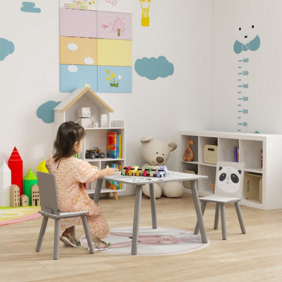Rackhams Grey Zonekiz Kids Table And Chair Set, Toddler Table With 2 Chairs, Toddler Furniture Set, For Ages 3-8 Years - Image 8