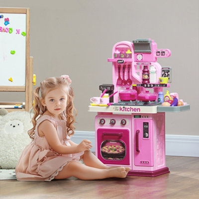 B&Q -  Kids Kitchen With 33 PiecesLightSoundStorage
