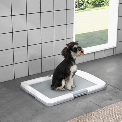 Pawhut Dog Toilet Tray, Dog Litter Tray For Training Dogs, 63 X 49 X 6Cm - Image 7