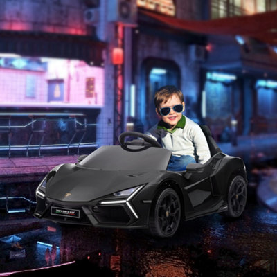 Aiyaplay Lamborghini Revuelto Licensed Ride On CarWith SuspensionBlack from B&Q