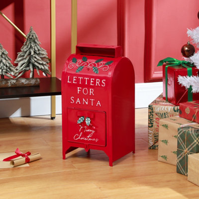 B&Q -  Christmas Post Box Freestanding Or Wall Mounted For Xmas Decoration