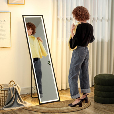 Bobobiy Black 150 X 40Cm Full Length Mirror, With Adjustable Lights - Image 12