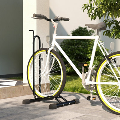 Sportnow Vertical & Horizontal Bike Rack Fits 6"-28" And 700C BikesBlack from B&Q