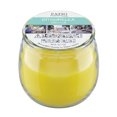  - Small Citronella Candle Glass Jar 113G