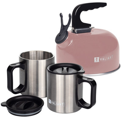 Valiant Camping Kettle And Insulated Mugs from B&Q