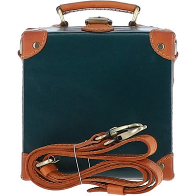 Ashwood Leather Trinket Box Green-(L) 18.5 Cm X (H) 18.5 Cm X (W) 10 Cm from B&Q