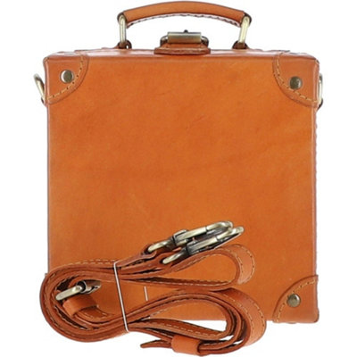 B&Q -  Trinket Box Tan-(L) 18.5 Cm X (H) 18.5 Cm X (W) 10 Cm