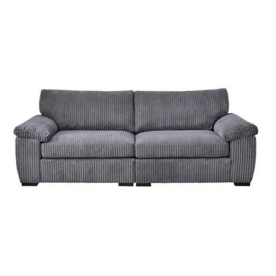 B&Q -  Jumbo Cord (High Back) 3 Seater Sofa