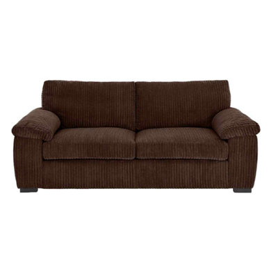 B&Q -  Jumbo Cord Amalfi 3 Seater Sofa