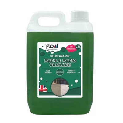 B&Q -  Flow Garden Path And Patio Cleaner2.5LWet And Walk Away FormulaPh Neutral For PatioFencingDriveways