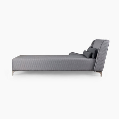 Emelda Grace Phluid Chaise Longue - Dark Grey