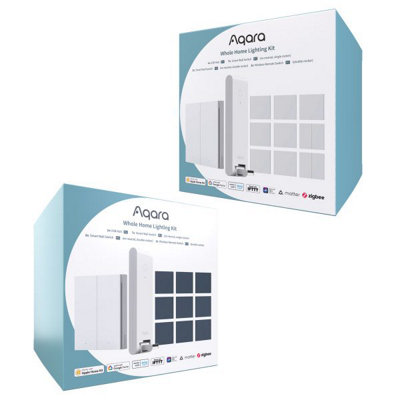 Aqara Whole Home Smart Lighting KitComplete Zigbee Smart Lighting & Automation BundleSwitchesSensorsCamera Hub from B&Q