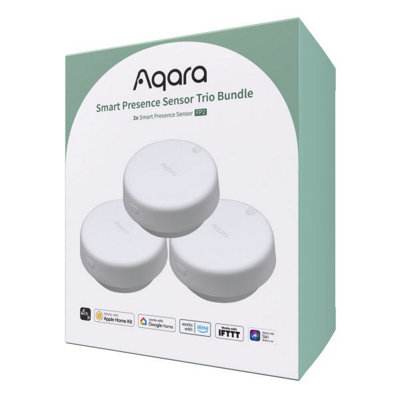 Aqara Fp2 Presence Sensor Trio Bundle3X mmwave Smart Presence SensorsApple HomeAlexa & Google Compatible from B&Q