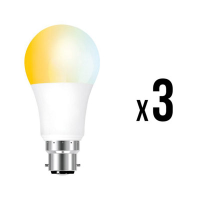 Aurora Aone Zigbee Led Gls Lamp 9W Zigbee Tunable Dimmable 2200-5000K B22 3Pk from B&Q