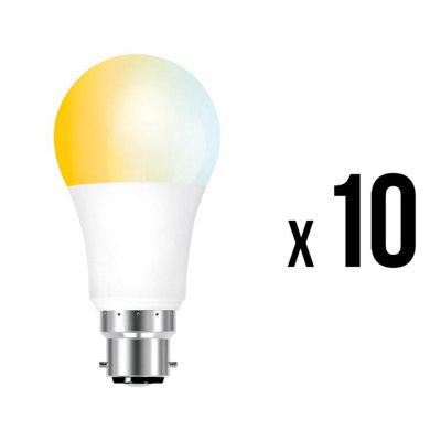 Aurora Aone Zigbee Led Gls Lamp 9W Zigbee Tunable Dimmable 2200-5000K B22 10Pk from B&Q