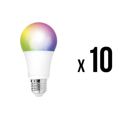 Aurora Aone Zigbee Led Gls Lamp 9.5W Rgbw Tunable Dimmable E27 10Pk from B&Q