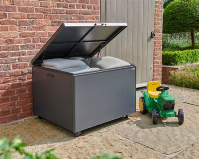 Norfolk Leisure Royce Medium Anthracite Storage Box from B&Q