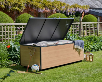 Norfolk Leisure Royce Xl Wood Look Storage Box - Image 6