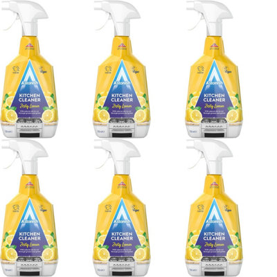 Astonish Zesty Lemon Kitchen CleanerCuts Through Grease And Grime750Ml (Pack Of 6) from B&Q