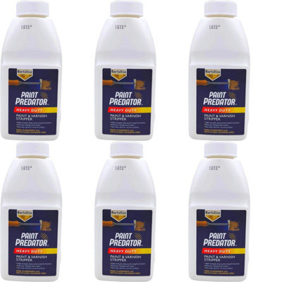 B&Q Bartoline Paint Predator Heavy Duty Paint And Varnish Stripper 500Ml (Pack Of 6)