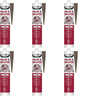 Bond It Frame Mate Door And Window Silicone 310Ml Bdfmbr(P) (Pack Of 6) Brown