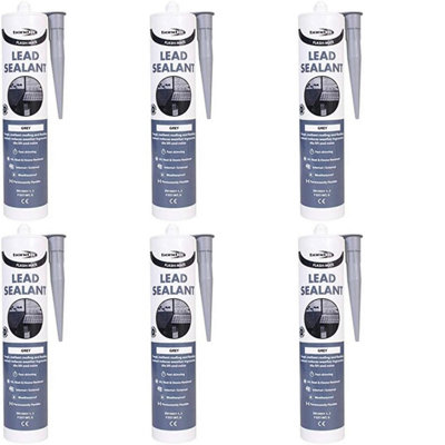 Bond It Flash Mate Lead Roofing Leak Repair Sealant Grey Eu3 (Pack Of 6) from B&Q